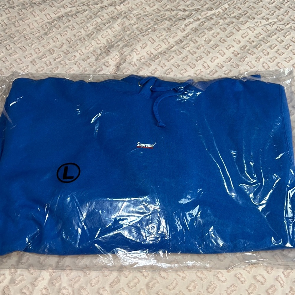Supreme underline hooded sweatshirt